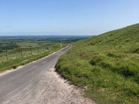White Horse Hill przez Dragon Hill
