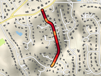 Whitner Drive z Idlewood Vally