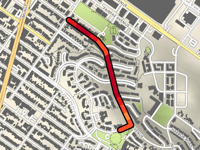 Whitney Young Circle via Hudson Avenue