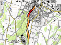 Wieher Kirchweg von Mettingen