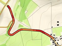 Wiesensteiger Strasse von Wiesensteig