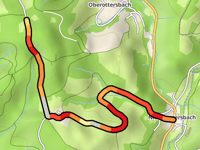 Wilbertzhohner Höhe vanuit Niederottersbach