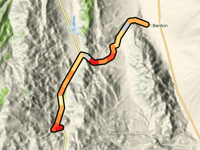 Wildrose Canyon Mountain da Benton