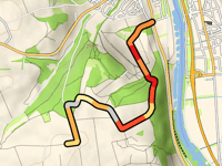 Wilhelmshöhe z Winterhausen przez Ludwigshöhe