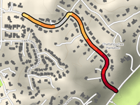 Willow Knoll Drive from Chattahoochee River