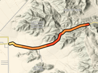 Wilson Pass depuis Sandy Valley