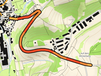 Winterberg von Hardheim über Riedstrasse