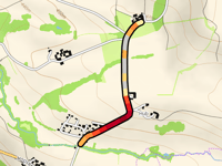 Wittegau Höhe über Hub