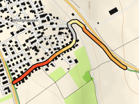 Witzighausen über Bahndammweg