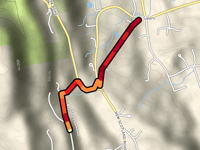 Wolf Hill Road / Highway 85 from New Salem via Old New Salem Road