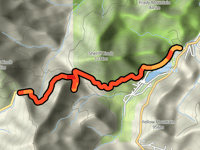 Wolfpen Gap von Lake Trahlyta