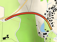 Wolfratshauser Strasse from Egling