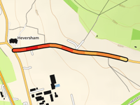 Woodhouse Lane vanuit Heversham