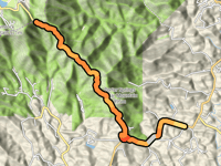 Woody Gap da Pruitt Creek