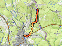Grosse Wurmbergstrasse von Braunlage
