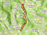 Zavratec da Dolenje Radulje