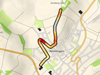 Zehntberg z Remlingen przez Gänsbergstrasse