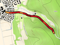 Ziegelweg vanuit Steisslingen
