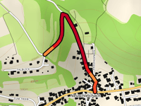 Zum Rennerkreuz da Neuschleichach