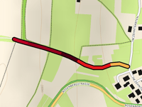 Steigung von Zunzingen