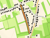 Zwaluwstraat vanuit Hoogstraat