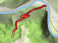 Zwingenberger Strasse von Neckarbrücke Zwingenberg